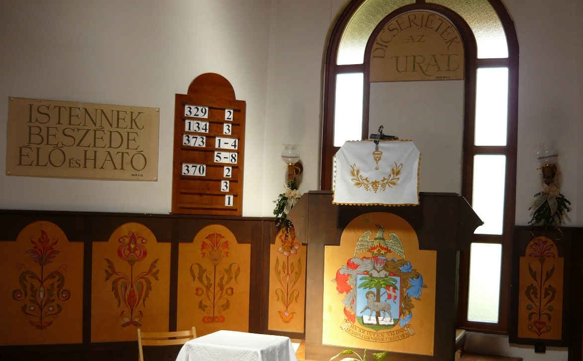 Templom belső, bal Templom belső, bal